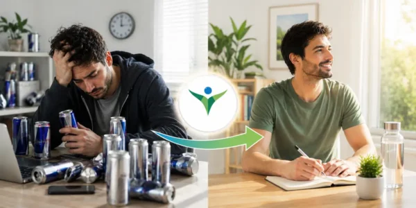 Pearl Therapy enerji içeceği bağımlılığı tedavisi ve kafein bağımlılığı terapisi ile aşırı enerji içeceği tüketimini, sürekli içme isteğini ve kontrolsüz kafein kullanımını geride bırakan kişi; Holistik Master Terapi, bilinçaltı terapisi, psikolojik destek, davranışsal terapi, online ve yüz yüze enerji içeceği bağımlılığı tedavisi.
