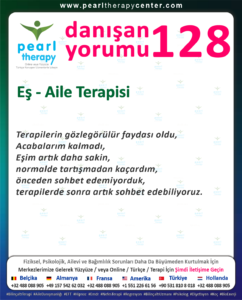 Pearl Therapy danışan yorumu aile terapisi ve eşler arası sorunlar
