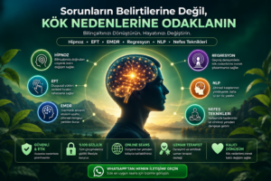 Online bilinçaltı terapi hipnoz EFT EMDR regresyon teknikleri