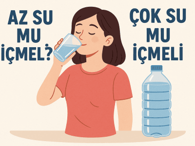 Az su mu içmeli? Çok su mu içmeli?