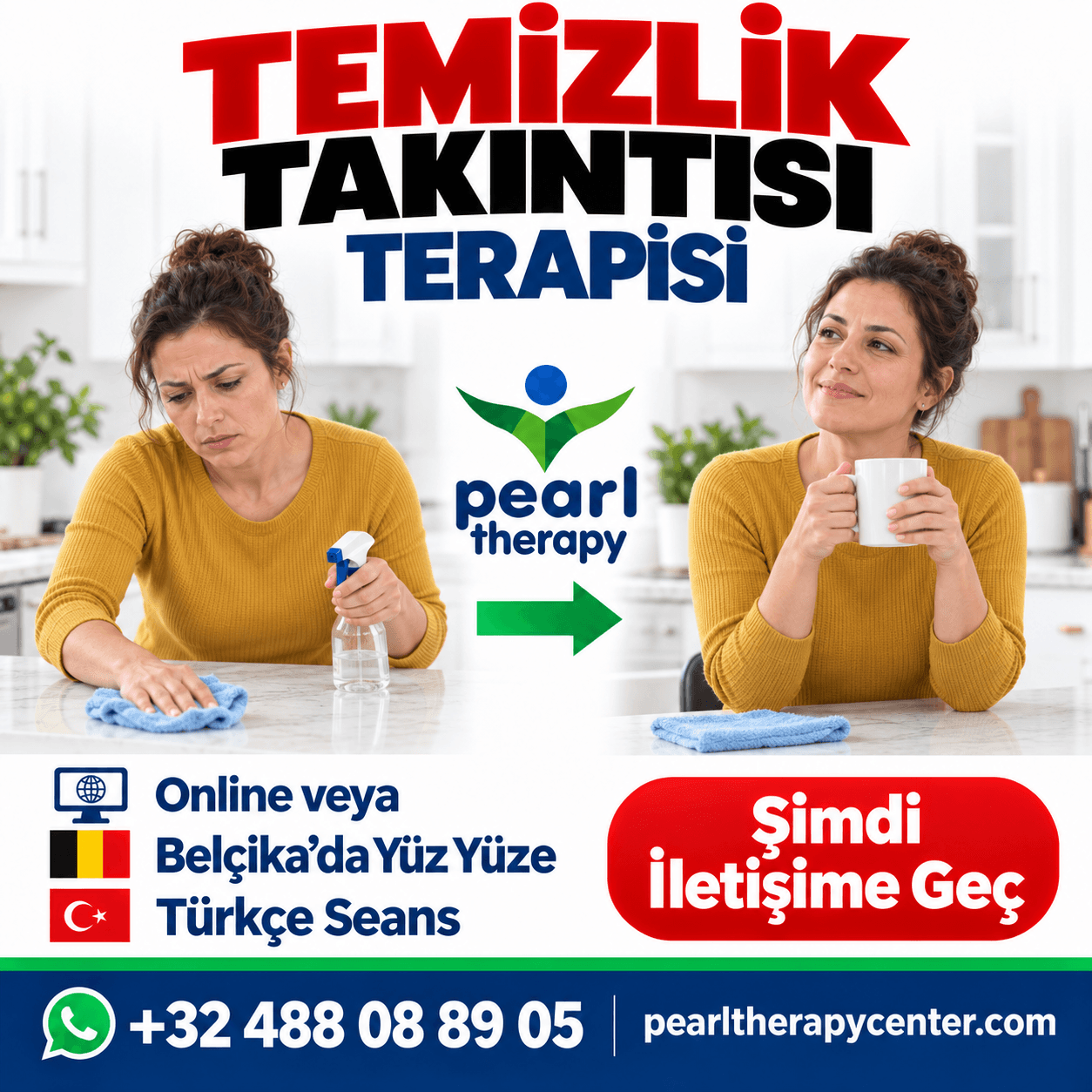 Pearl Therapy — Temizlik Takıntısı İçin Danışmanlık Desteği